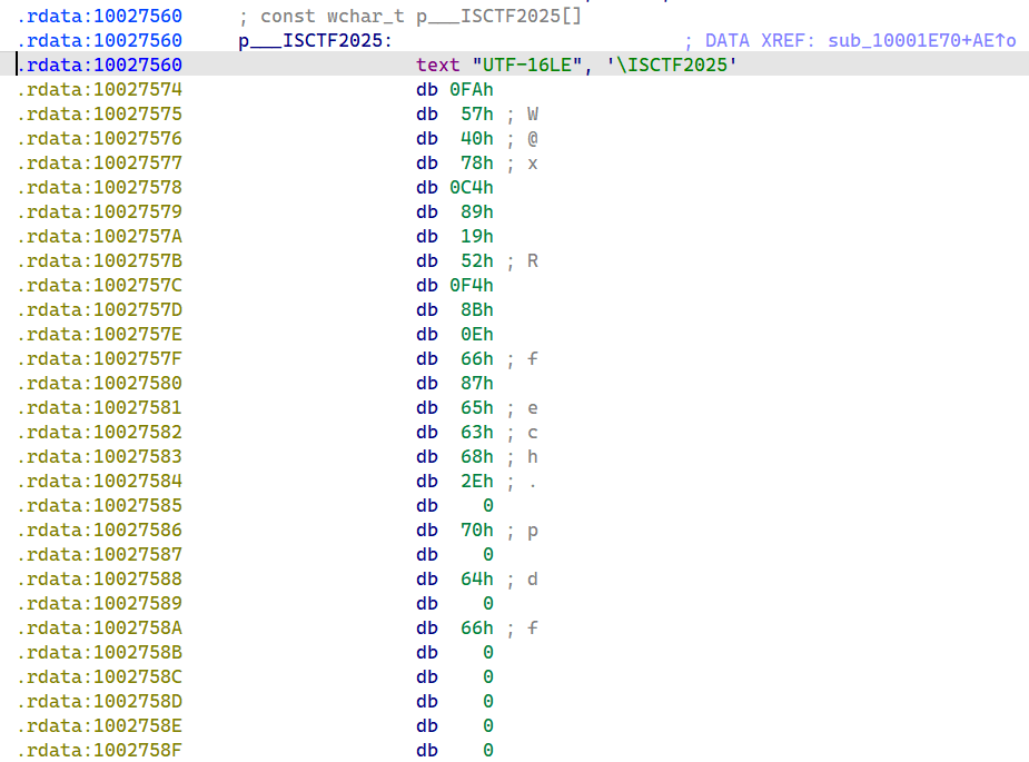IDA Pro 未正确识别 UTF-8 字符串